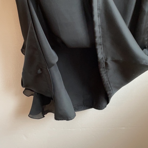 Go International ruffle front sleeveless satin slip dress size XL - Picture 7 of 8